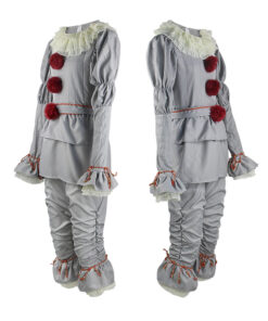 IT costume Pennywise The Dancing Clown Grey Cosplay Costume