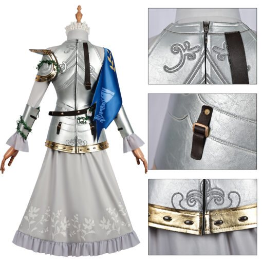 Identity V Psychologist The Silver Knight Cosplay Costume