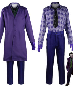 The Dark Knight Joker Heath Ledger Cosplay Costume