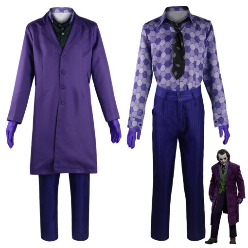 The Dark Knight Joker Heath Ledger Cosplay Costume