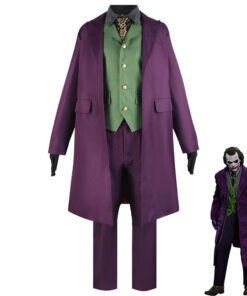 The Dark Knight Joker Heath Ledger Cosplay Costume