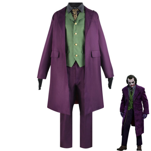 The Dark Knight Joker Heath Ledger Cosplay Costume