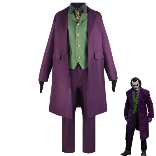 The Dark Knight Joker Heath Ledger Cosplay Costume
