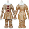 IT costume Pennywise The Dancing Clown Gold Cosplay Costume