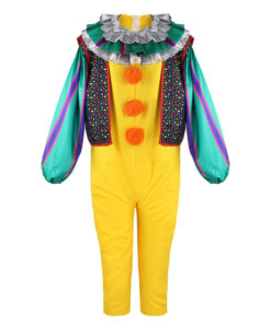 IT costume Pennywise The Dancing Clown Yellow Cosplay Costume