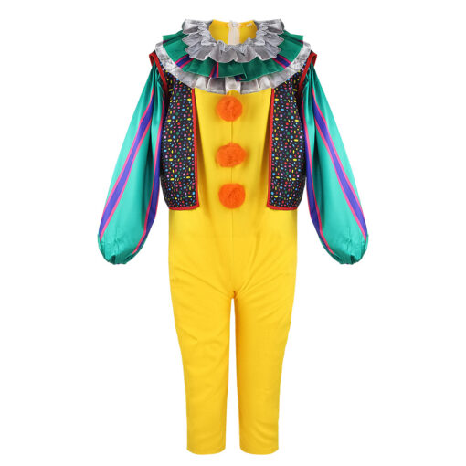 IT costume Pennywise The Dancing Clown Yellow Cosplay Costume