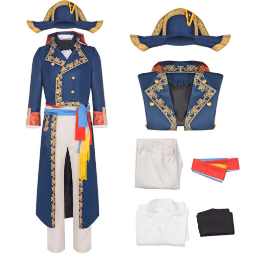 Napoleon Medieval Courtly Retro Knight Cosplay Costume