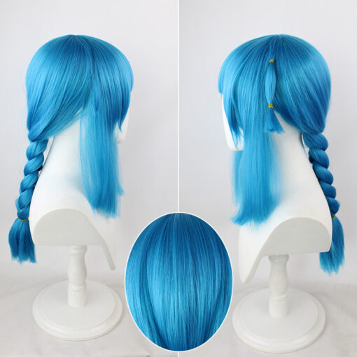 League of Legends LOL Jinx Cosplay Wig