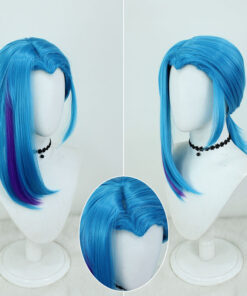 League of Legends LOL Jinx Cosplay Wig