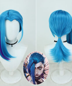 League of Legends LOL Jinx Cosplay Wig