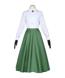 Violet Evergarden Cosplay Costume Green Skirt