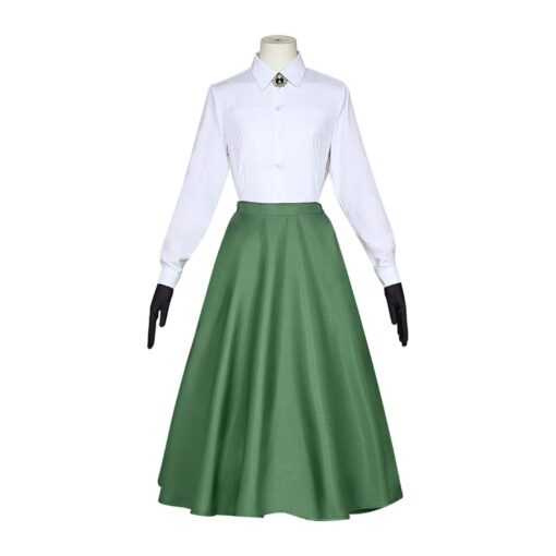 Violet Evergarden Cosplay Costume Green Skirt