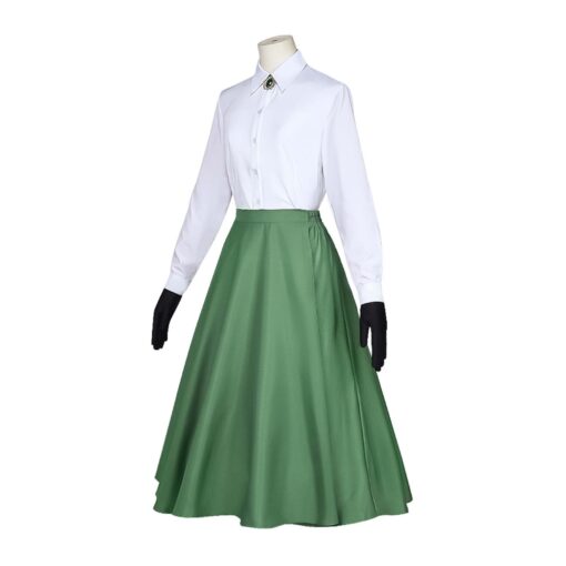 Violet Evergarden Cosplay Costume Green Skirt