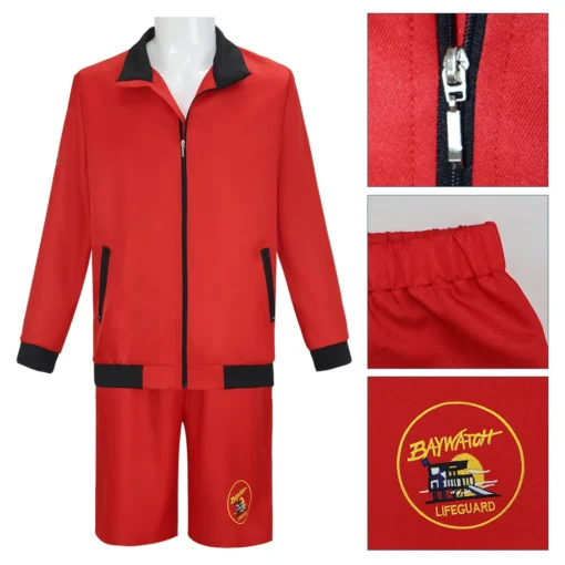 Baywatch Mitch Buchannon Cosplay Costume Lifeguard Costume​