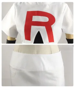 Pokemon Team Rocket Jessie Cosplay Costume