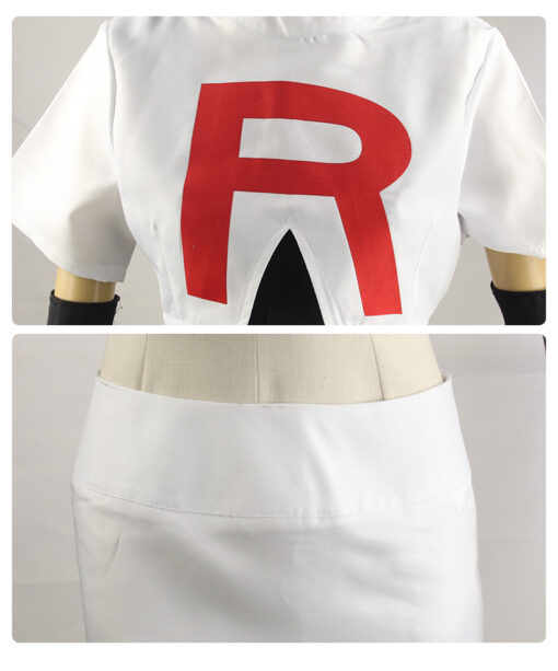 Pokemon Team Rocket Jessie Cosplay Costume