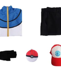 Pokemon Ash Ketchum Cosplay Costume