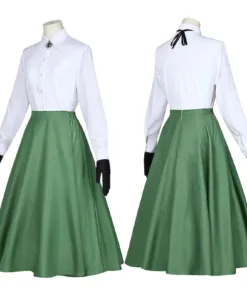 Violet Evergarden Cosplay Costume Green Skirt