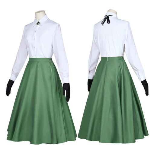 Violet Evergarden Cosplay Costume Green Skirt