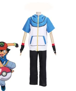 Pokemon Ash Ketchum Cosplay Costume