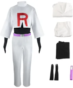 Pokemon Team Rocket James Cosplay Costume