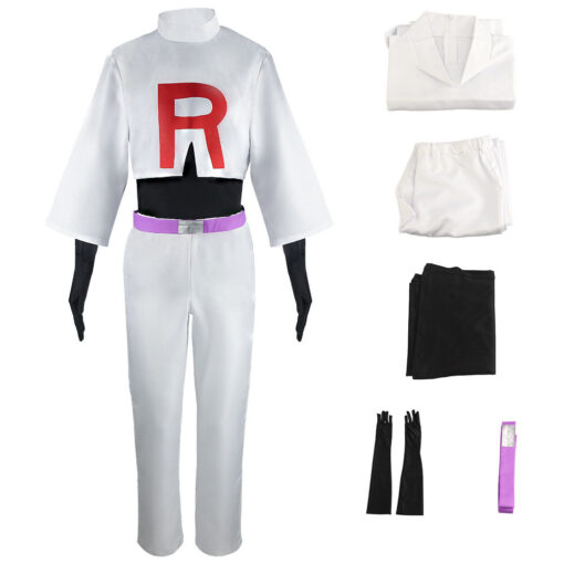 Pokemon Team Rocket James Cosplay Costume