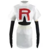 Pokemon Team Rocket Jessie Cosplay Costume