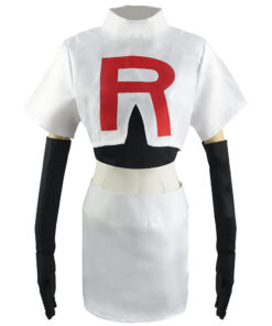 Pokemon Team Rocket Jessie Cosplay Costume