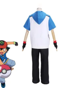 Pokemon Ash Ketchum Cosplay Costume