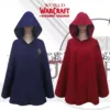 World of Warcraft Alliance Camp Cosplay Costume Red and Blue Cloak