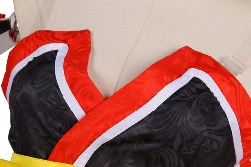Dead or Alive Nyotengu Cosplay Costume Red & Black Kimono