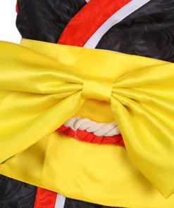 Dead or Alive Nyotengu Cosplay Costume Red & Black Kimono