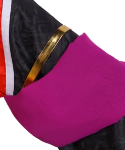 Dead or Alive Nyotengu Cosplay Costume Red & Black Kimono