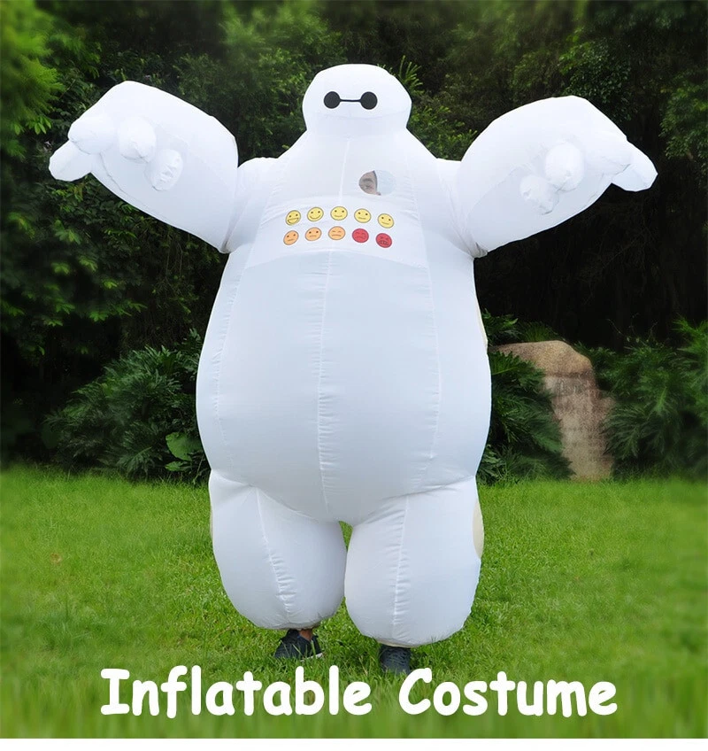 Big Hero 6 BayMax Inflatable Costume Halloween Cosplay Party Outfit for Adult
