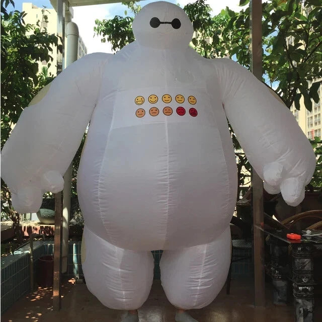 Big Hero 6 BayMax Inflatable Costume Halloween Cosplay Party Outfit for Adult