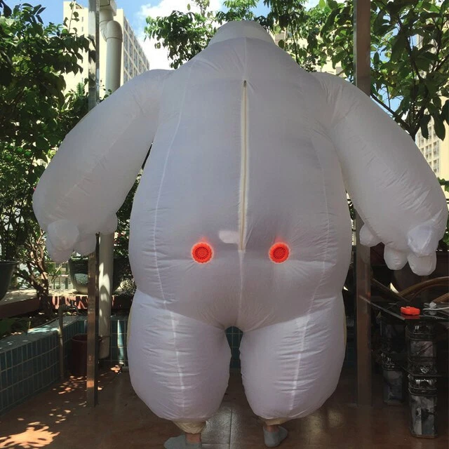 Big Hero 6 BayMax Inflatable Costume Halloween Cosplay Party Outfit for Adult