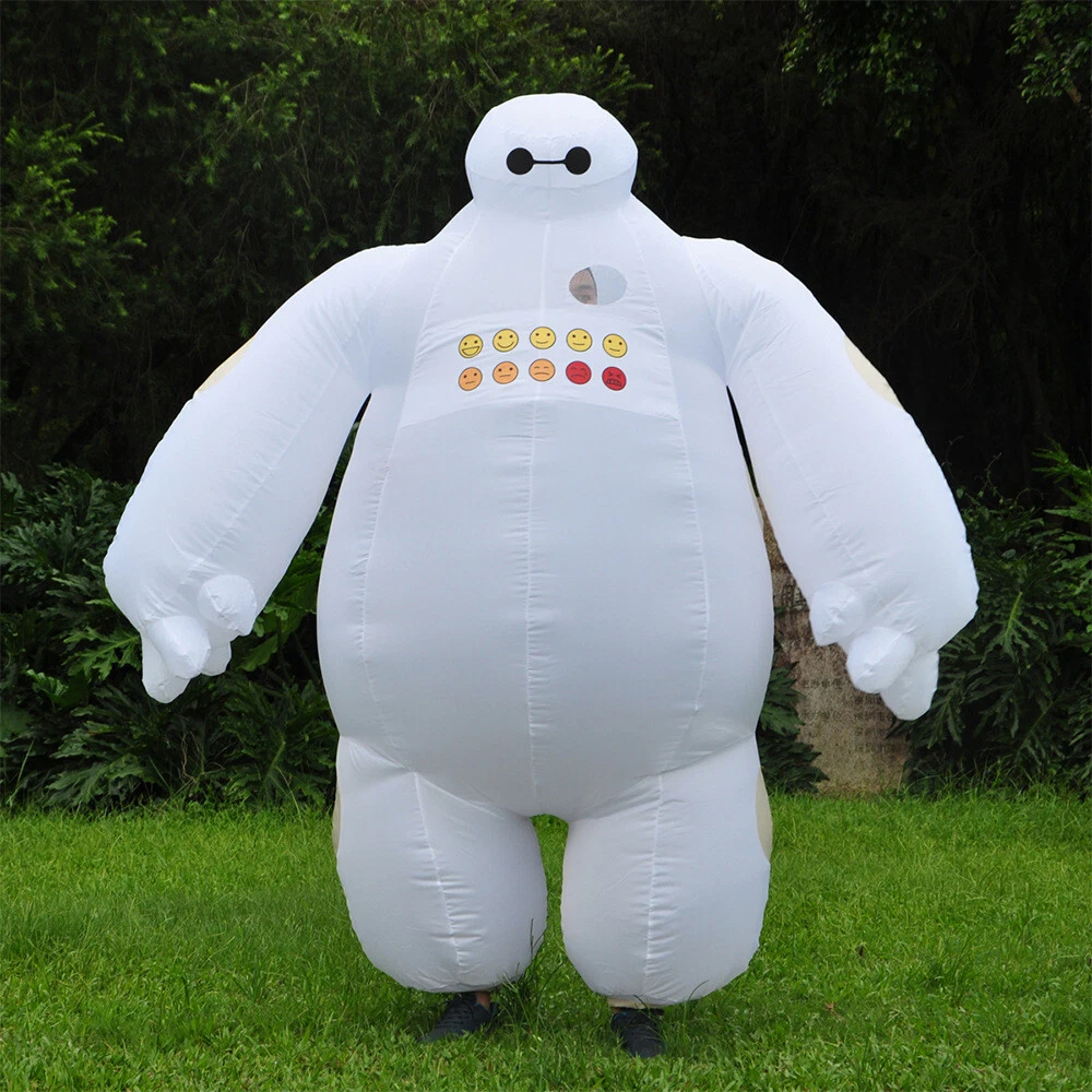Big Hero 6 BayMax Inflatable Costume Halloween Cosplay Party Outfit for Adult